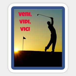 Veni, vidi, vici Sticker